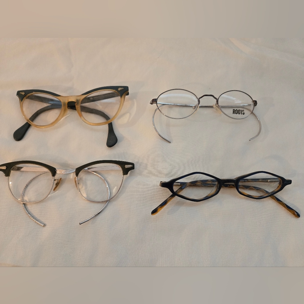 Assorment Of Vintage Glasses Frames In Good To Fair Condition